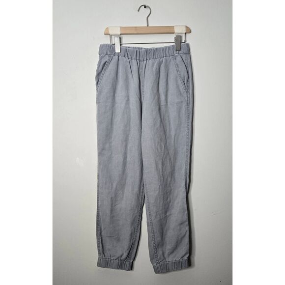 J. Crew Pants Size 4 Seaside Linen Blend Jogger Pull-On C4330 - Picture 1 of 6